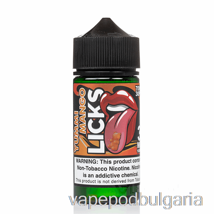 Vape Bulgaria Yummi Mango - Licks Roll Upz - 100ml 0mg